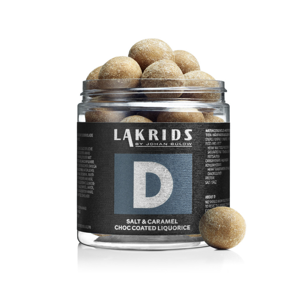 D – Lakritz mit gesalzenem Karamel überzogen