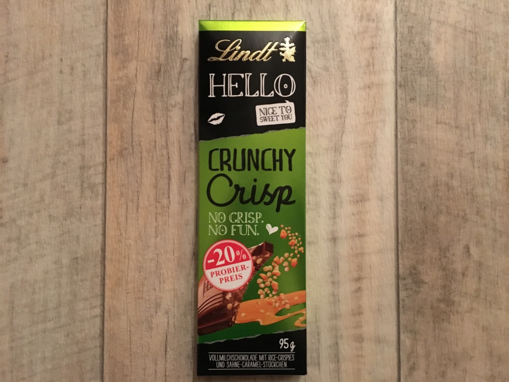Lindt HELLO CRUNCHY Crisp